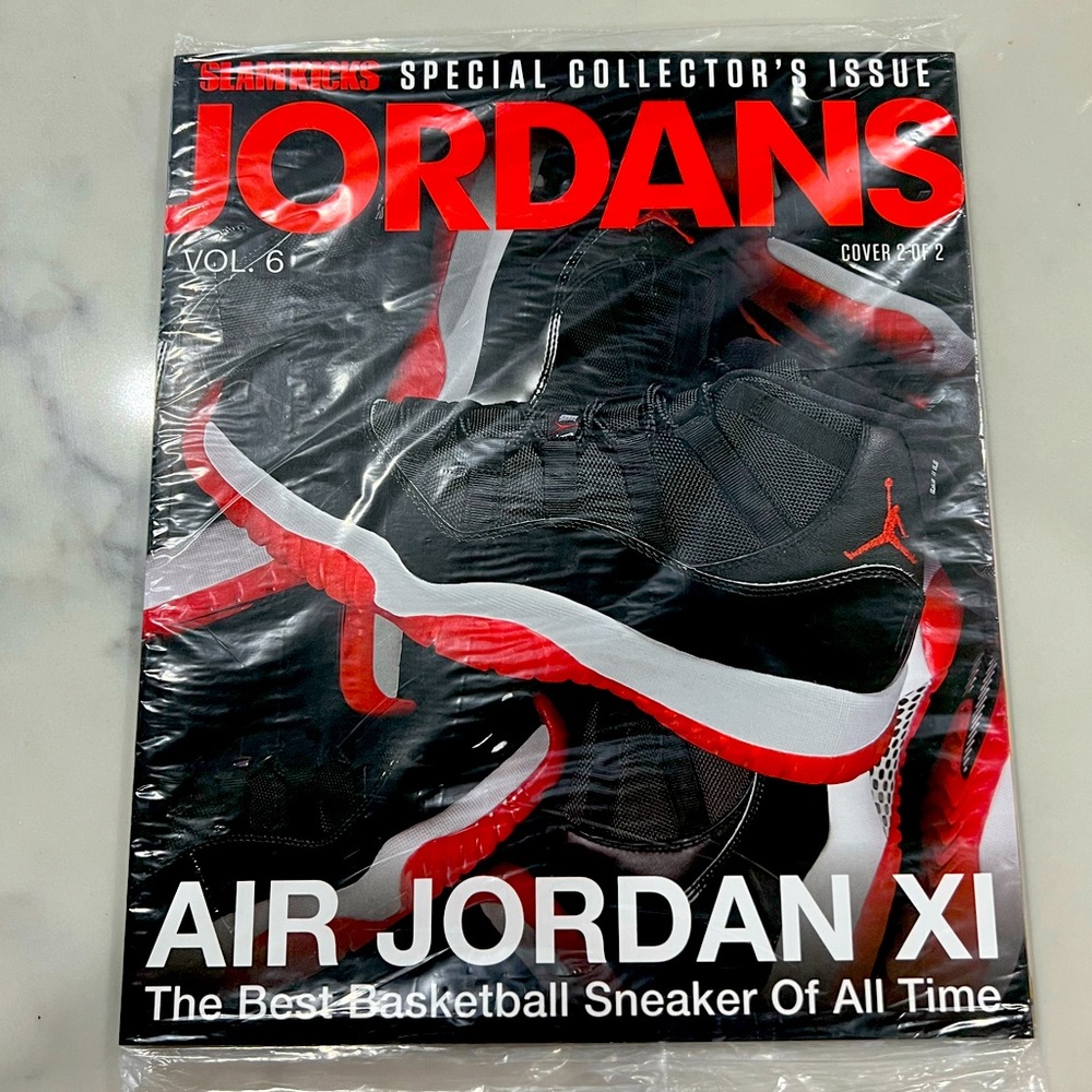 Slam Kicks JORDANS Cover 2 Of 2 Special Collectors Issue Magazine Air Jordan XI